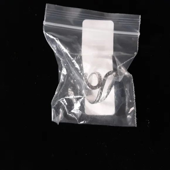 Hammered Silver Tone Wrap Ring - Picture 5 of 8